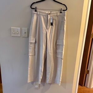 Banana Republic Cream Cargo Pants